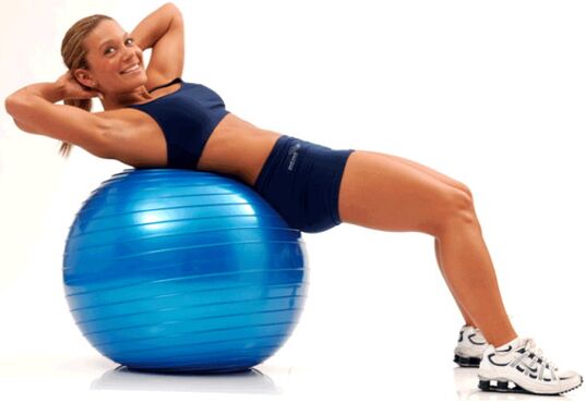 fitball exercises for weight loss